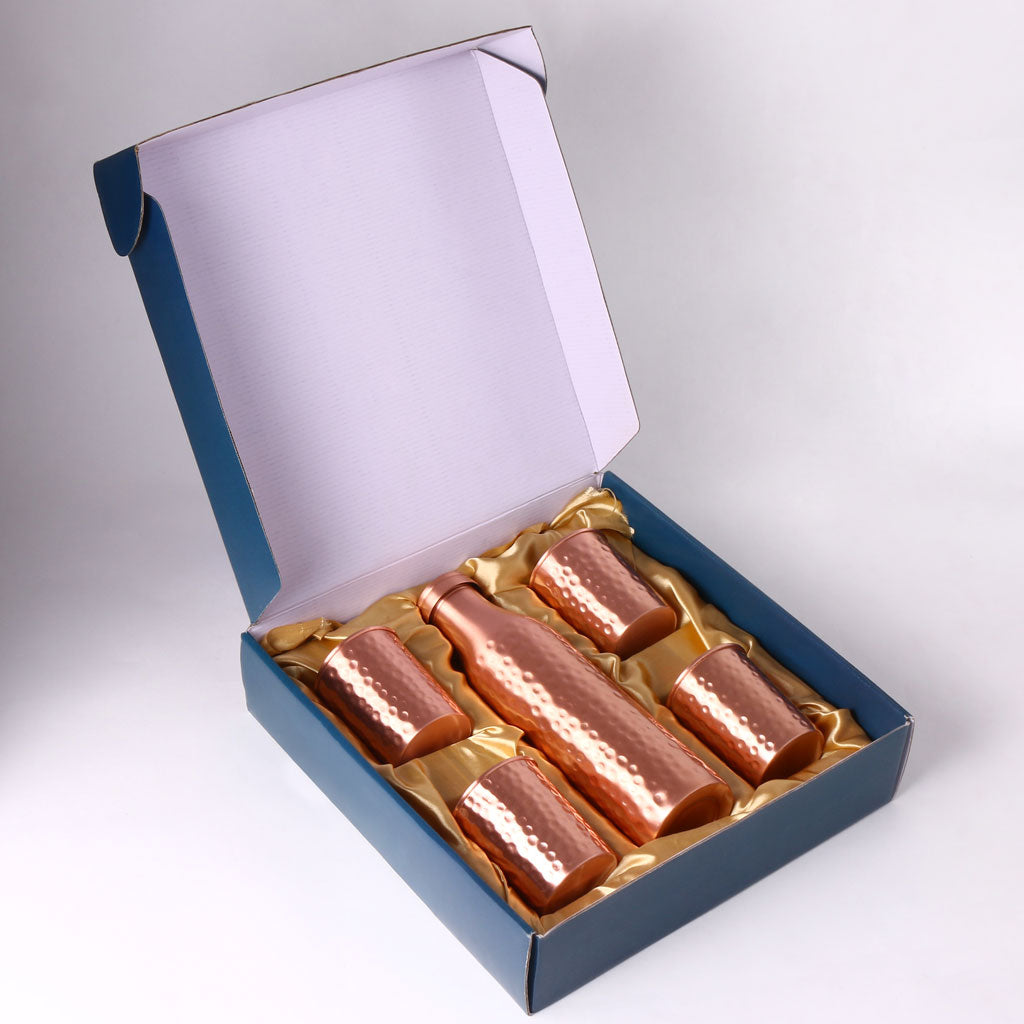 Aurum Elixir Copper Bottle Set