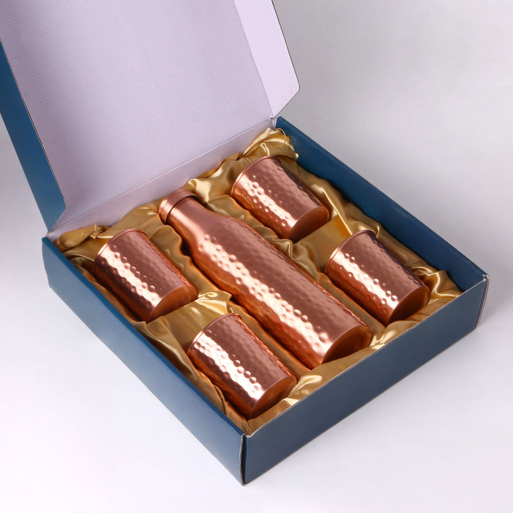 Aurum Elixir Copper Bottle Set